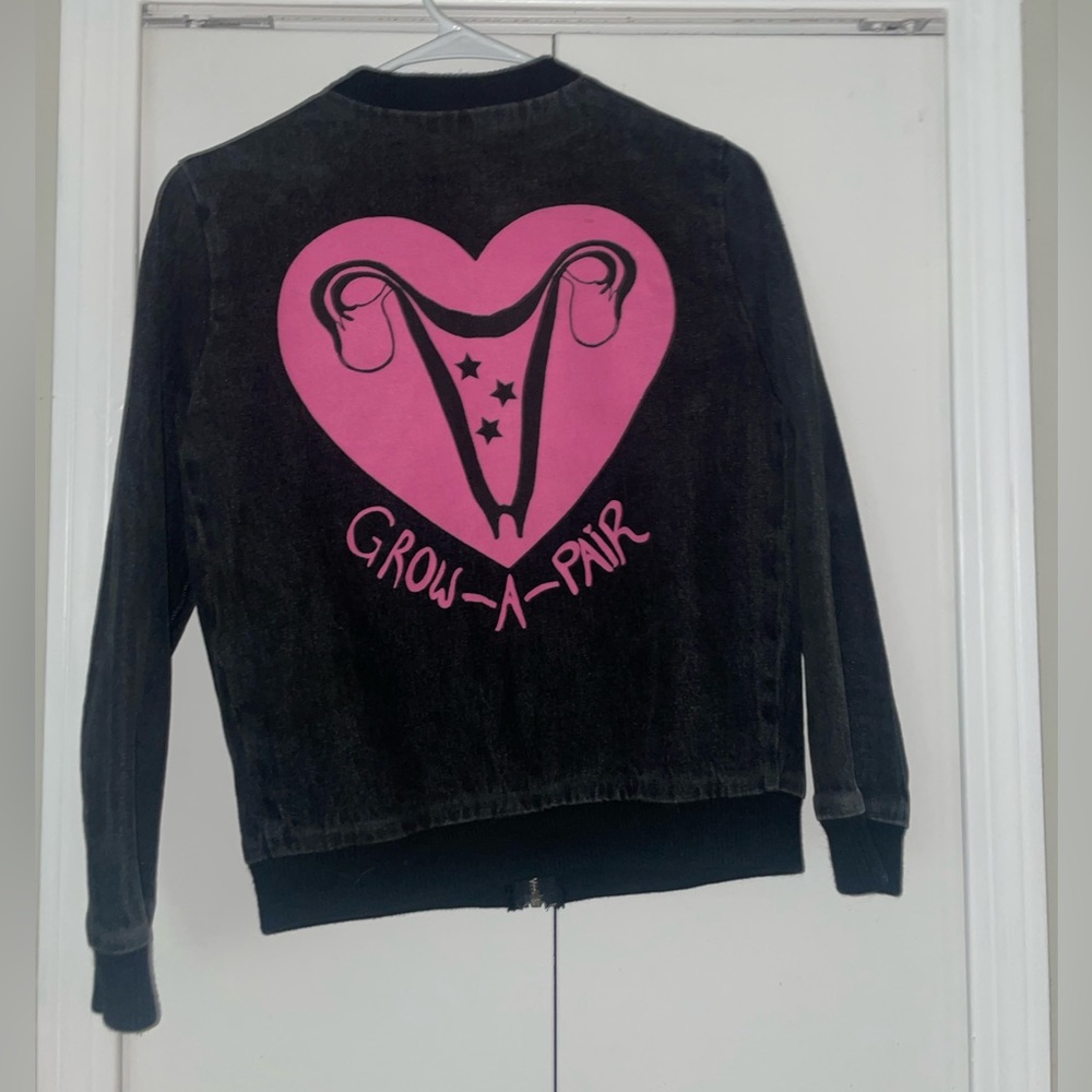 Grow a pair bomber jacket